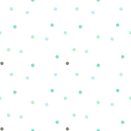 Delicate patterns of circles, polka dots, blue spots made in watercolor. Watercolor illustration, isolate on a white background. A set OF ANIMAL FACES. Suitable for childrens textiles, packagingの写真素材