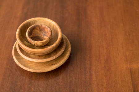 Wooden utensils are much nicer to use in the kitchen.の写真素材