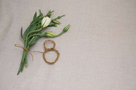 A delicate bouquet for women on international women's day.