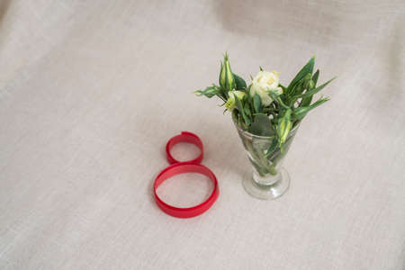 A delicate bouquet for women on international women's day.