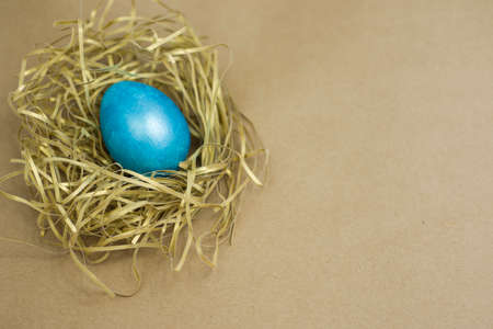 A holy holiday that takes place in the spring and all people paint eggs.の写真素材