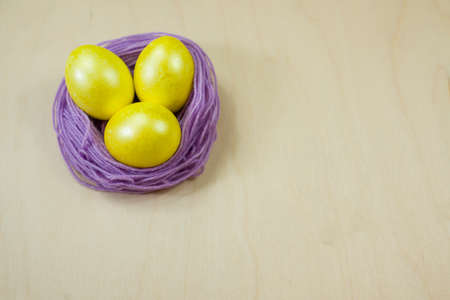 Spring festival when the family gets together to dye eggs in different colors.