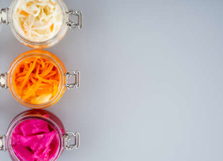 Homemade village fermented sauerkrauts and korean carrot. star anise, black and red pepper.Vegan...