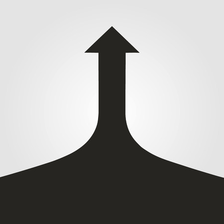 Arrows business growth art info. Vector illustrationのイラスト素材