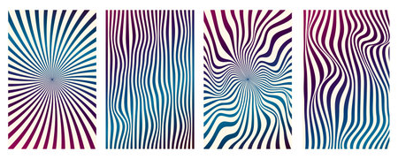 Clockwork poster retro swirl background. Vintage neon backgroundのイラスト素材