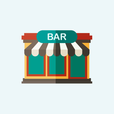 Shop icon on a white background. Flat design.のイラスト素材