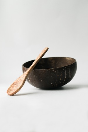 Coconut shell bowl , bowl made from coconut shell