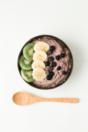 Coconut shell bowl , bowl made from coconut shellの写真素材