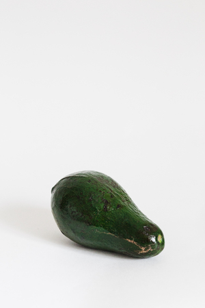 avocado isolated on white background. Simple and delicious tasty recipes for everything from breakfast to dessert. Every meal of the day. For diet helps improve your overall.の写真素材