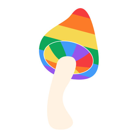 Mushroom icon. Isometric illustration of mushroom vector icon for webのイラスト素材