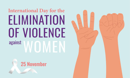 illustration of a Background for International Womens Day in Novemberのイラスト素材