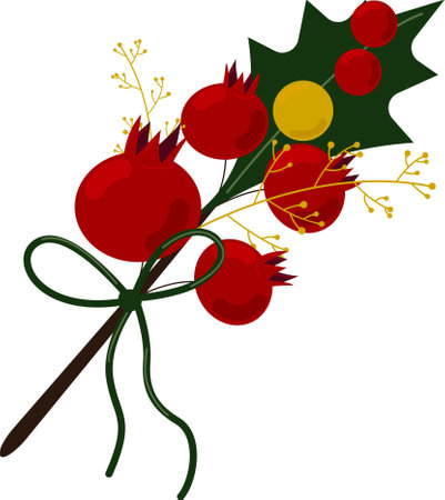 Decorate your Christmas tree with this design by Embroidery patterns.のイラスト素材
