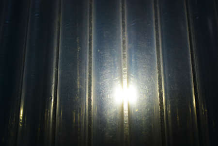 Inflated background, inflated oblong lines of white polyethylene, packaging for saving things during...