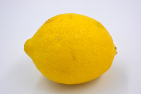 Lemon on a white background. isolated on a white background.の写真素材