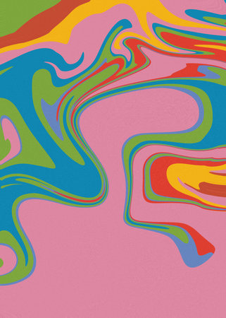 Colorful abstract marbling background. vintage mable texture. art wallpaper. Rainbowの写真素材