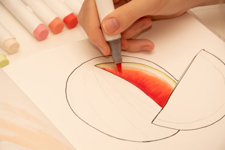 Learn to sketch with Alcohol based sketch drawing markers for illustrators and graphic designers....
