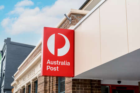 Sydney, Australia 2022-01-25 Australia Post Office exterior view. Cronulla NSW 2230. Postage and deliveryのeditorial素材