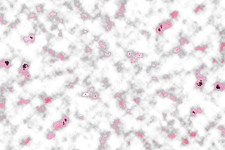 Pink sky with clouds. Abstract digital background. Marble texture with black and white colors. Original artworkの写真素材