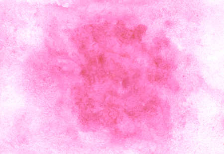 Abstract watercolor background. Pink and white colors. Watercolor wet texture. Abstract art hand paintの写真素材