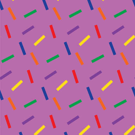 Seamless pattern with colorful sticks. Print for textile, gift wrapping paper, cards, web and design. Celebration styleの写真素材