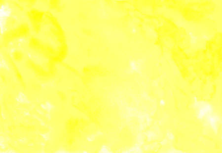 Abstract watercolor texture background. Creative wallpaper. Aquarelle texture. Romantic yellow wallpaper. Original artwork. Hand drawn illustration. Color splashing on paper. Cosmic textureの写真素材