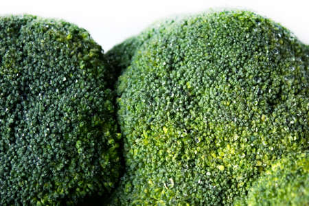 Background of  broccoli surface with water drops.の写真素材