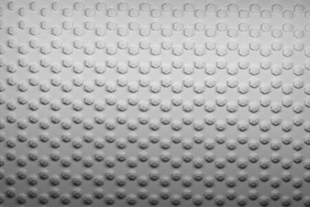 Abstract background with a pattern of small white hexagons. 3d illustration.の写真素材