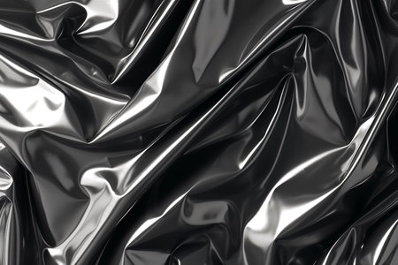Discover the allure of contemporary elegance with a smooth and glossy black plastic texture, exuding sophistication and style in its minimalistic design. Generative AIの素材