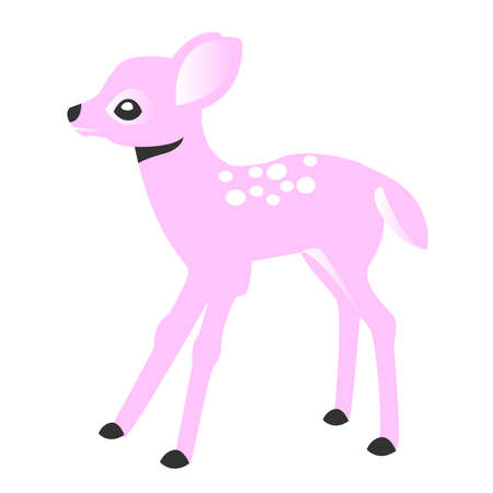 pink fawnのイラスト素材