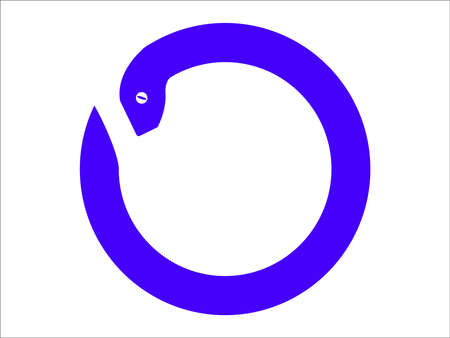 snake icon template. Viper symbolのイラスト素材