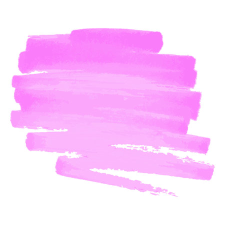 Vector paint brush spot, hand painted background, watercolor dab clipartのイラスト素材