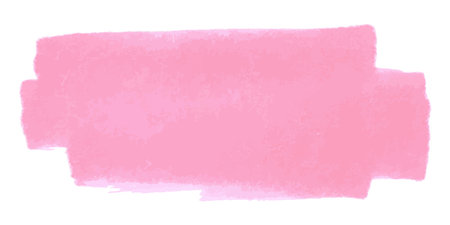 Vector paint brush spot, hand painted background, watercolor dab clipartのイラスト素材