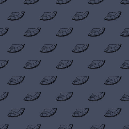 Seamless pattern with coconut doodle for decorative print, wrapping paper, greeting cards, wallpaper and fabricのイラスト素材