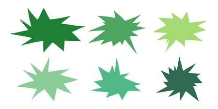 Set of hand drawn speech bubble Blank empty message box Textbox frame for banners, price tags, stickers, designのイラスト素材