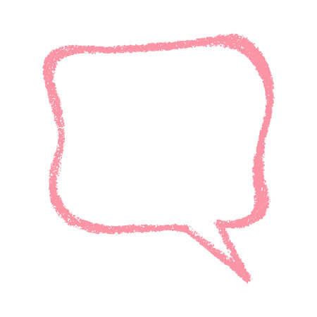 Hand drawn speech bubble Blank empty message box Textbox frame for banners, price tags, stickers, designのイラスト素材