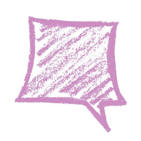 Hand drawn speech bubble Blank empty message box Textbox frame for banners, price tags, stickers, designのイラスト素材