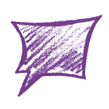 Hand drawn speech bubble Blank empty message box Textbox frame for banners, price tags, stickers, designのイラスト素材