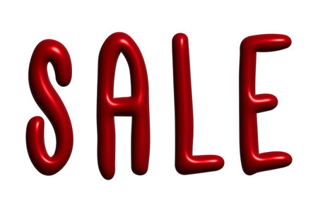 Sale lettering 3d word Template for marketing ad, print, web, banner, poster, flyer