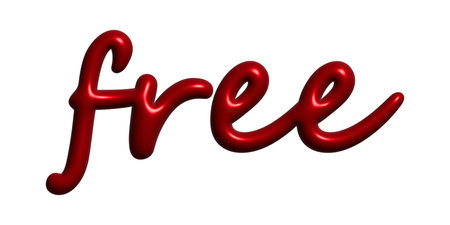 Free lettering 3d word Template for marketing ad, print, web, banner, poster, flyerの写真素材