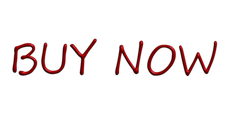 Buy now lettering 3d word Template for marketing ad, print, web, banner, poster, flyer