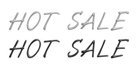 Hot sale lettering 3d word Template for marketing ad, print, web, banner, poster, flyerの写真素材