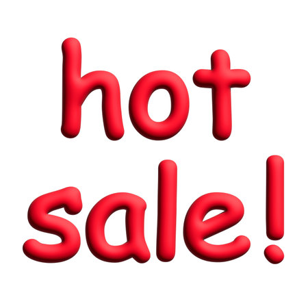 Hot sale lettering 3d word Template for marketing ad, print, web, banner, poster, flyer