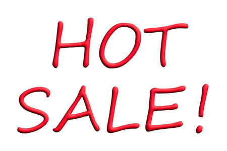 Hot sale lettering 3d word Template for marketing ad, print, web, banner, poster, flyerの写真素材