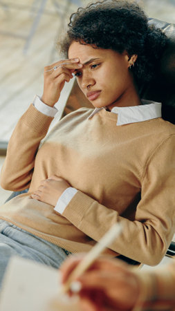 Contemplation and effective stress management are vital for productivity and wellbeingの写真素材