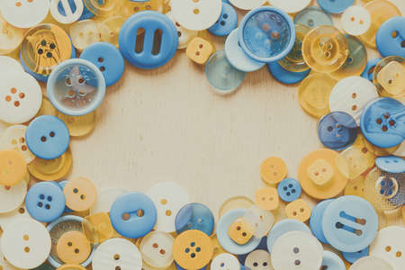 Background from buttons of different colors