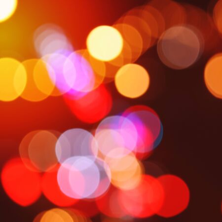 Abstract Bokeh Lights Background, Traffic Lights Defocused. Multicolored.の写真素材