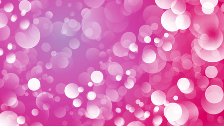 Blurred pink festive background with bokeh lights. Abstract wallpaper.の写真素材