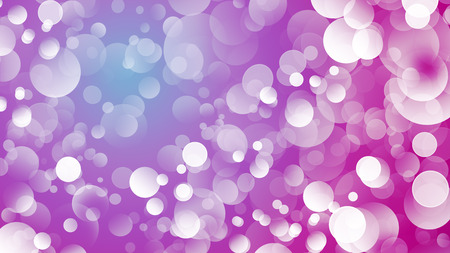 Blurred pink festive background with bokeh lights. Abstract wallpaper.の写真素材