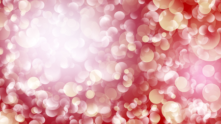 Blurred red color festive background with bokeh lights. Abstract wallpaper.の写真素材