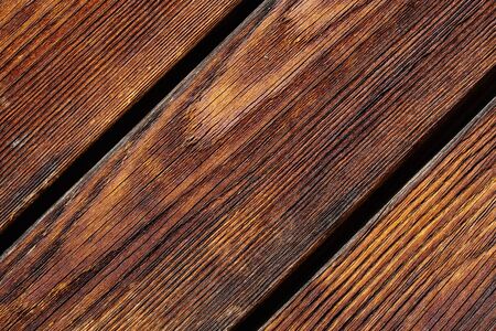 Natural wooden background with old weathered textureの写真素材